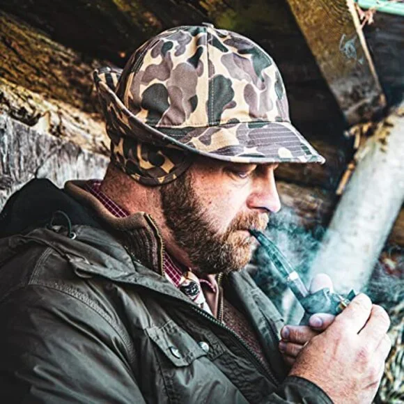 Camo Baseball Hat Elastic Closure Classic Retro Sporty  display picture 3